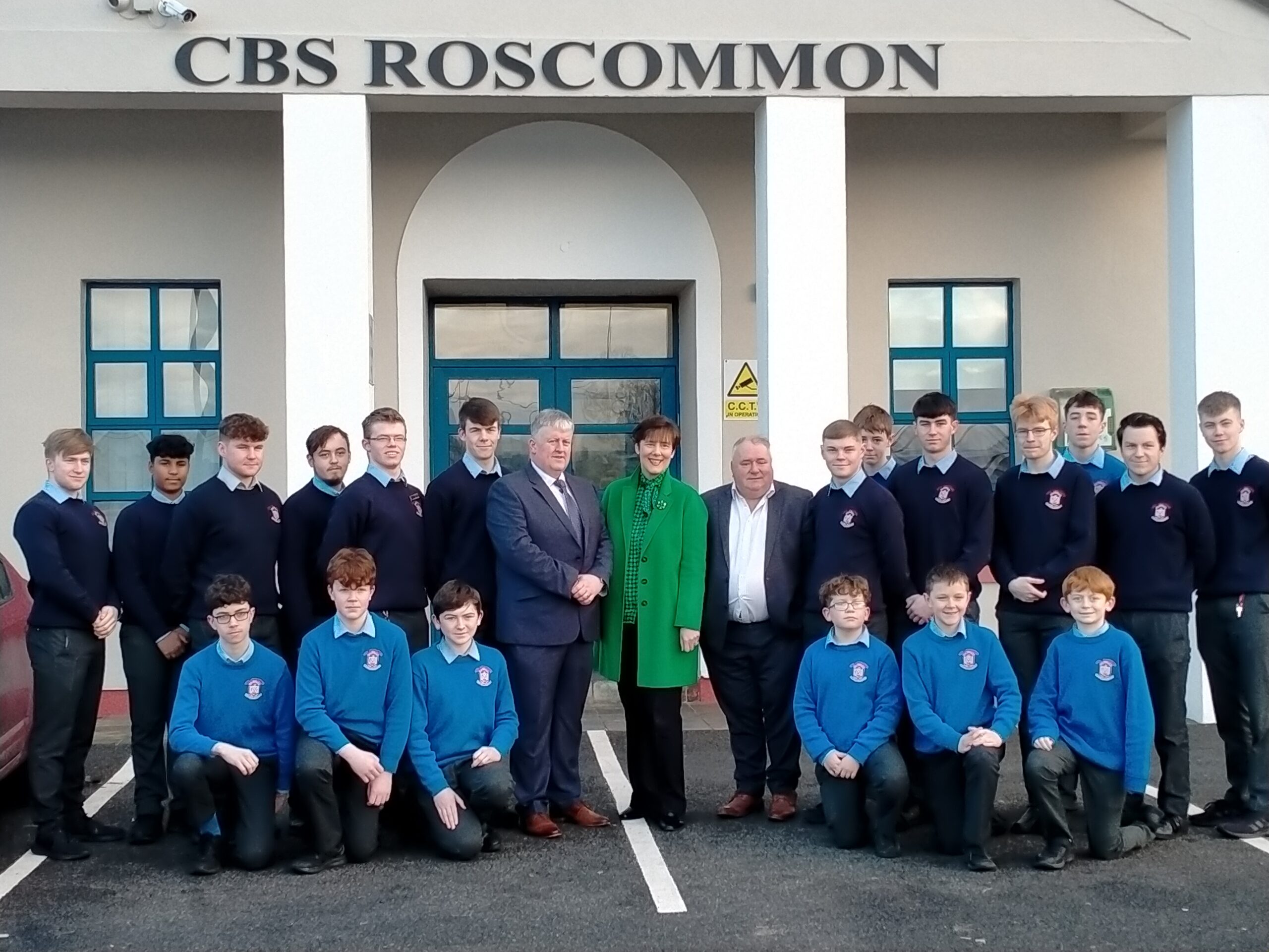 Minister for Education Norma Foley visits CBS Roscommon
